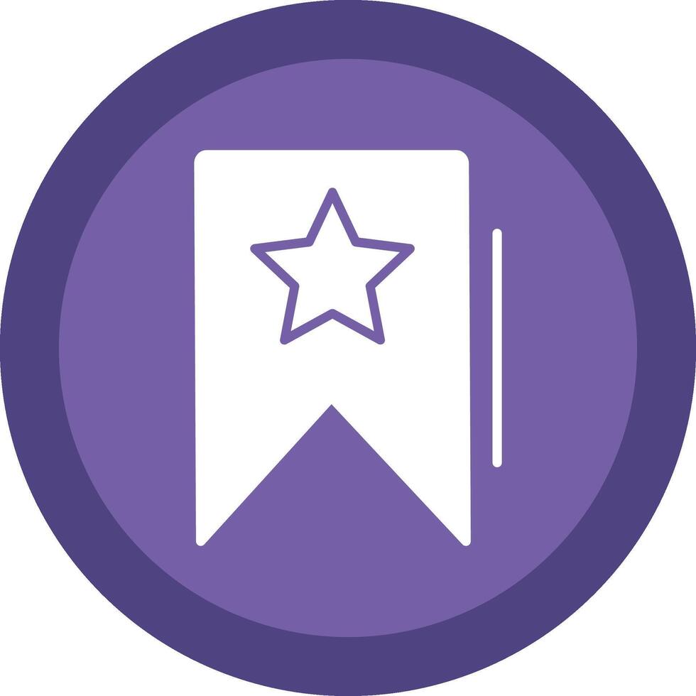 Bookmarking Glyph Due Circle Icon Design vector