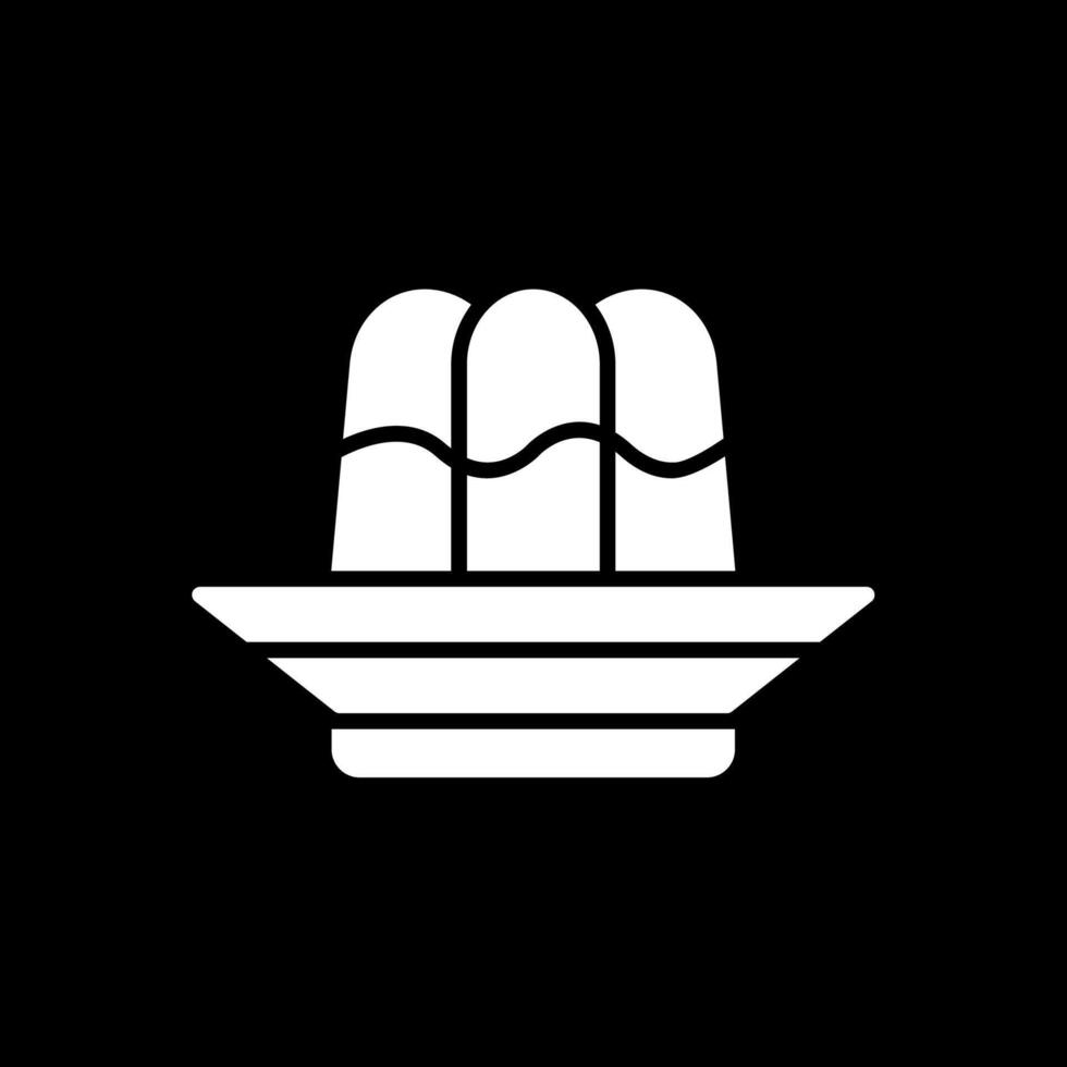 Jelly Glyph Inverted Icon Design vector