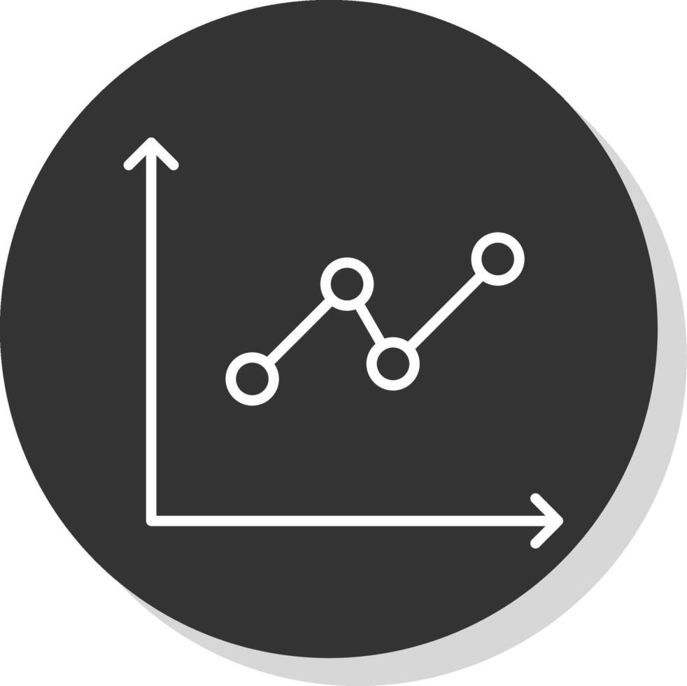 línea circulo multi circulo gráfico glifo debido circulo icono diseño vector