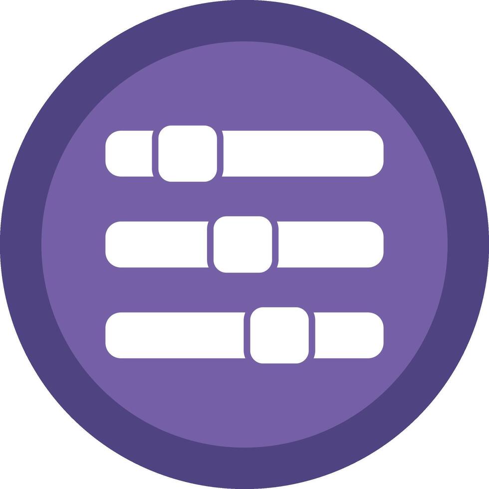 Progress Bar Glyph Due Circle Icon Design vector