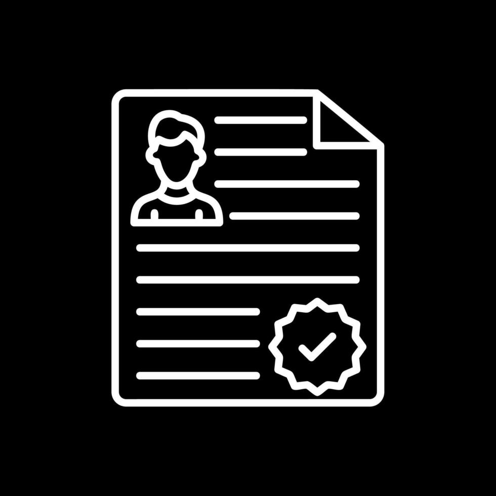 Alert Sign Line Inverted Icon Design vector