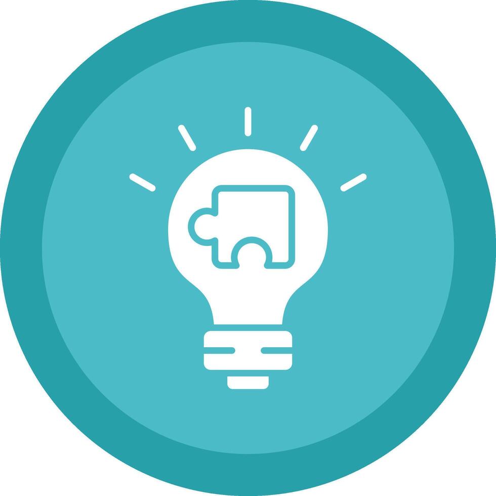 Solution Glyph Due Circle Icon Design vector