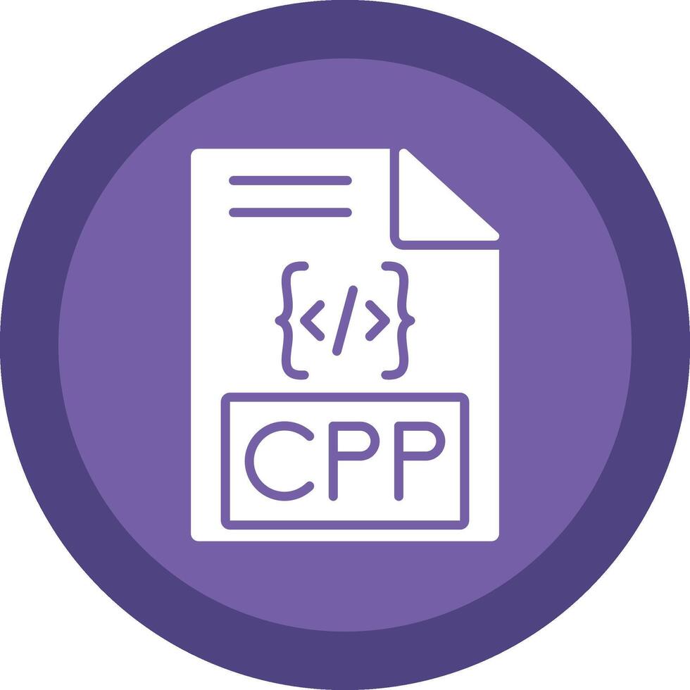 Cpp Glyph Due Circle Icon Design 43915338 Vector Art at Vecteezy