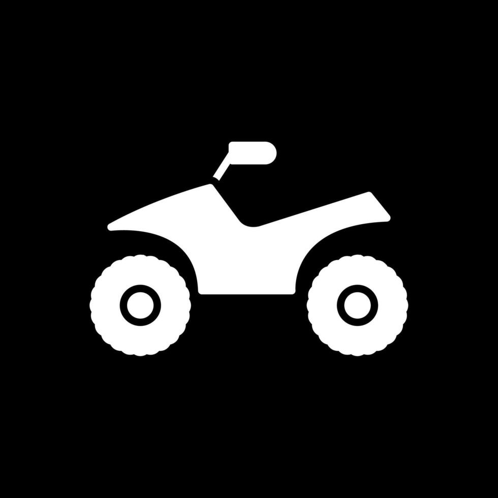 Quad Glyph Inverted Icon Design vector