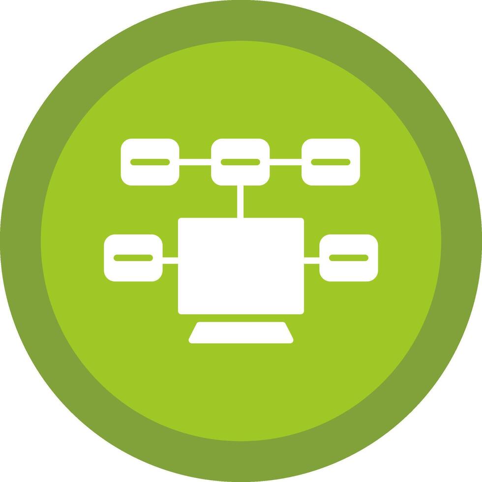 Tasks Glyph Due Circle Icon Design vector