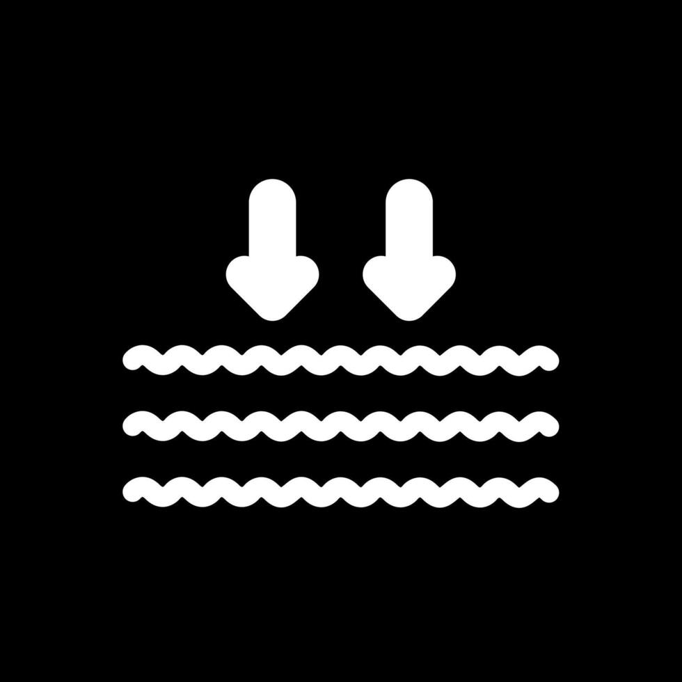 Arrows Glyph Inverted Icon Design vector