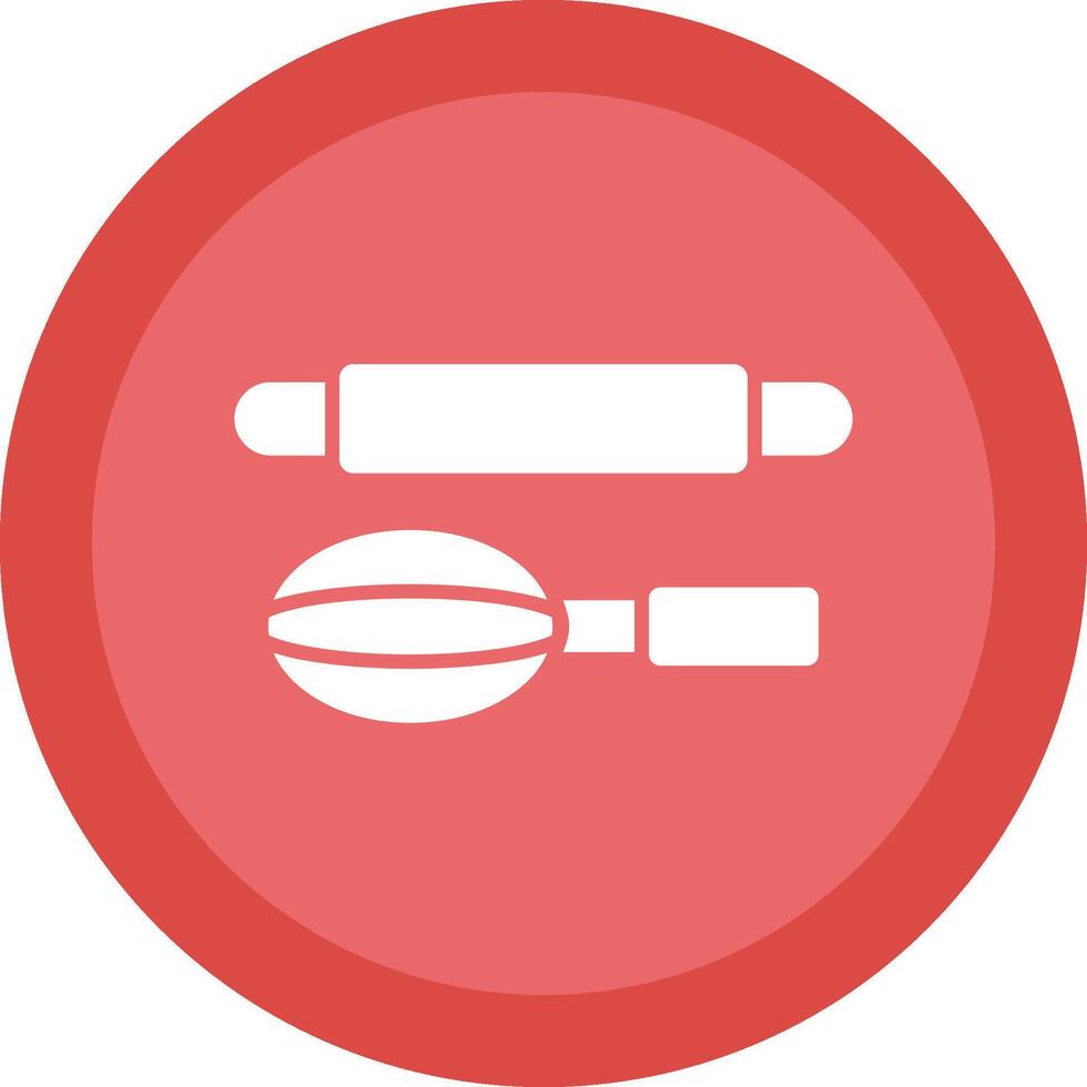 Baking Glyph Due Circle Icon Design vector