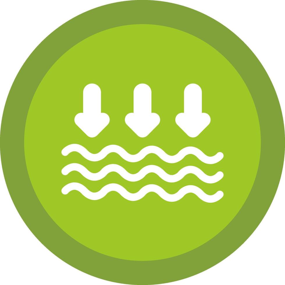 Arrows Glyph Due Circle Icon Design vector