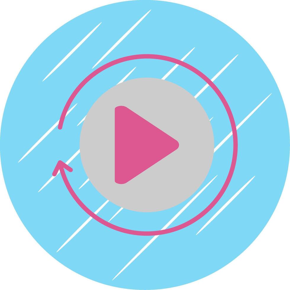 Processing Flat Circle Icon Design vector