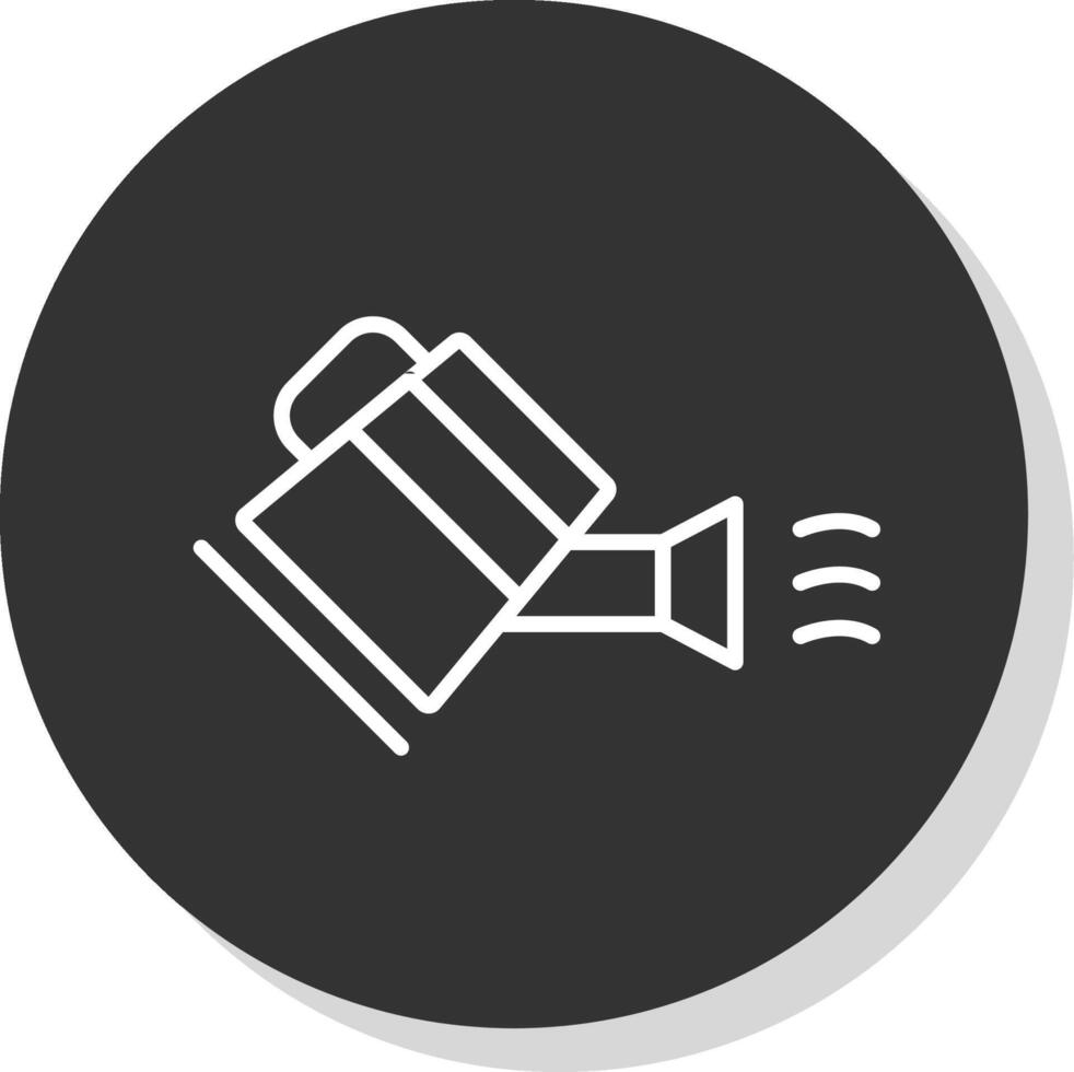 Water Can Glyph Due Circle Icon Design vector