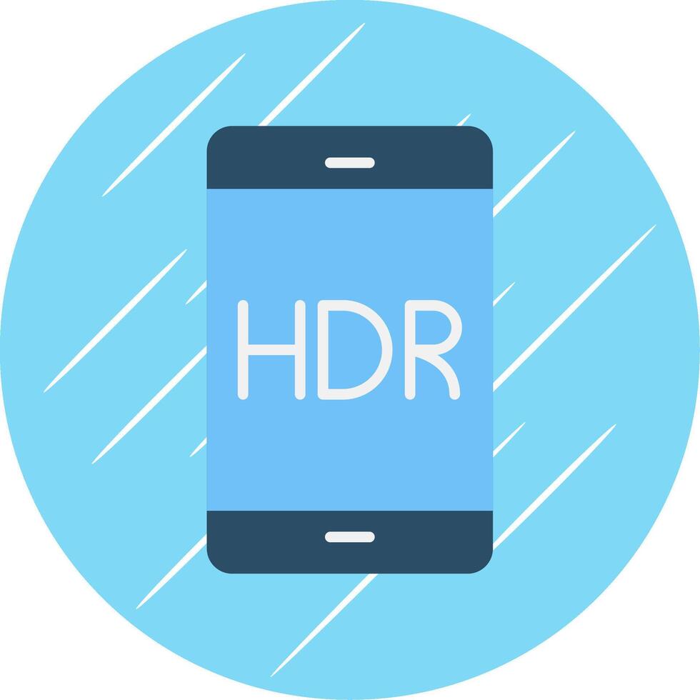 Mobile Flat Circle Icon Design vector