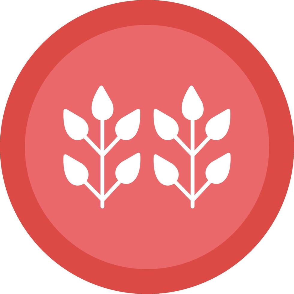 Farm Glyph Due Circle Icon Design vector