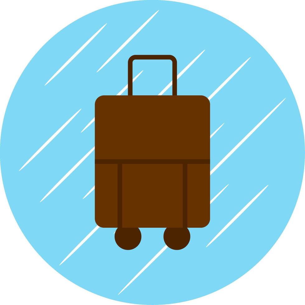 Bag Flat Circle Icon Design vector