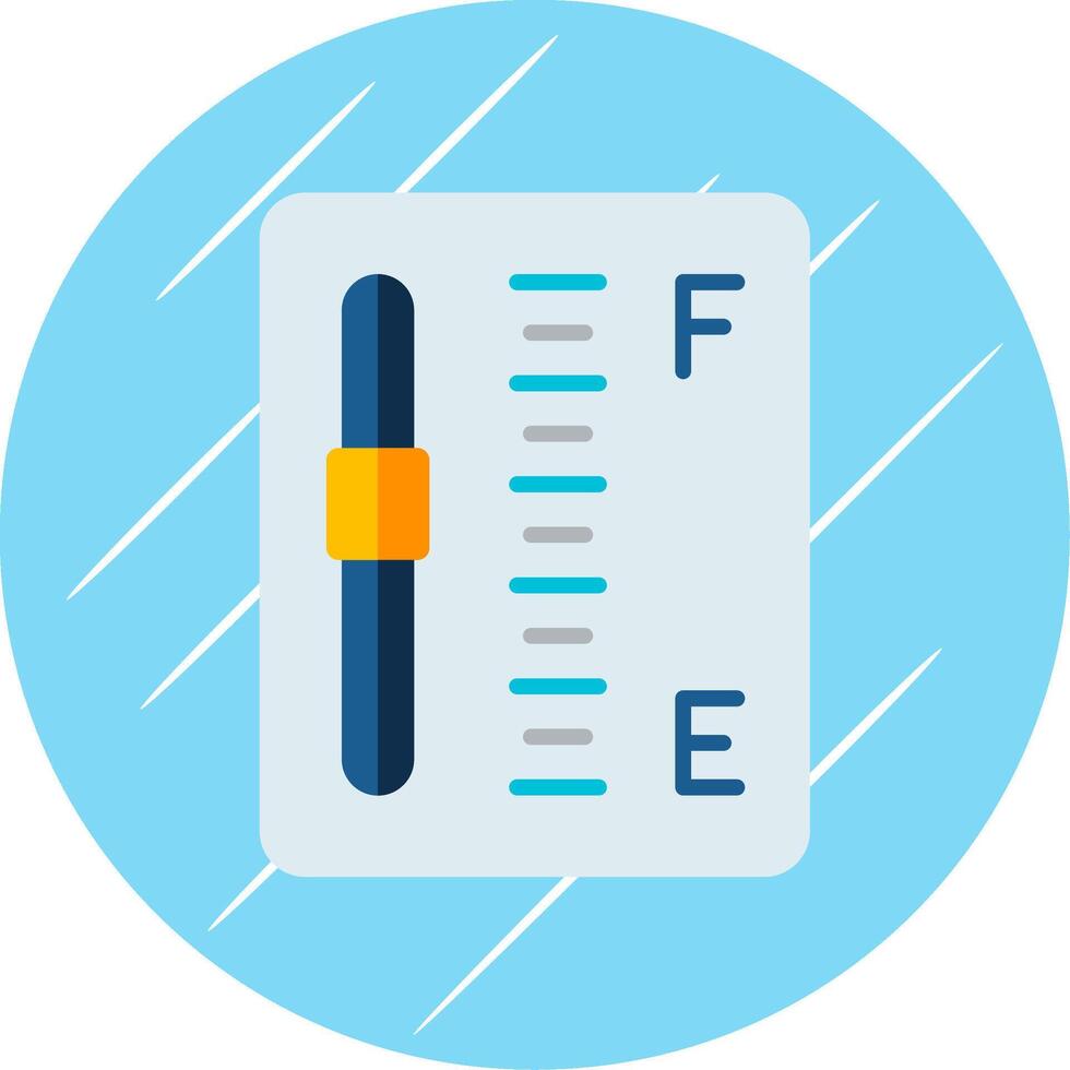 Gauge Flat Circle Icon Design vector