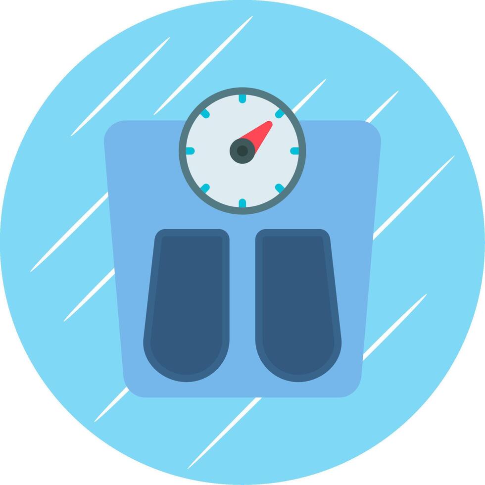Scales Flat Circle Icon Design vector