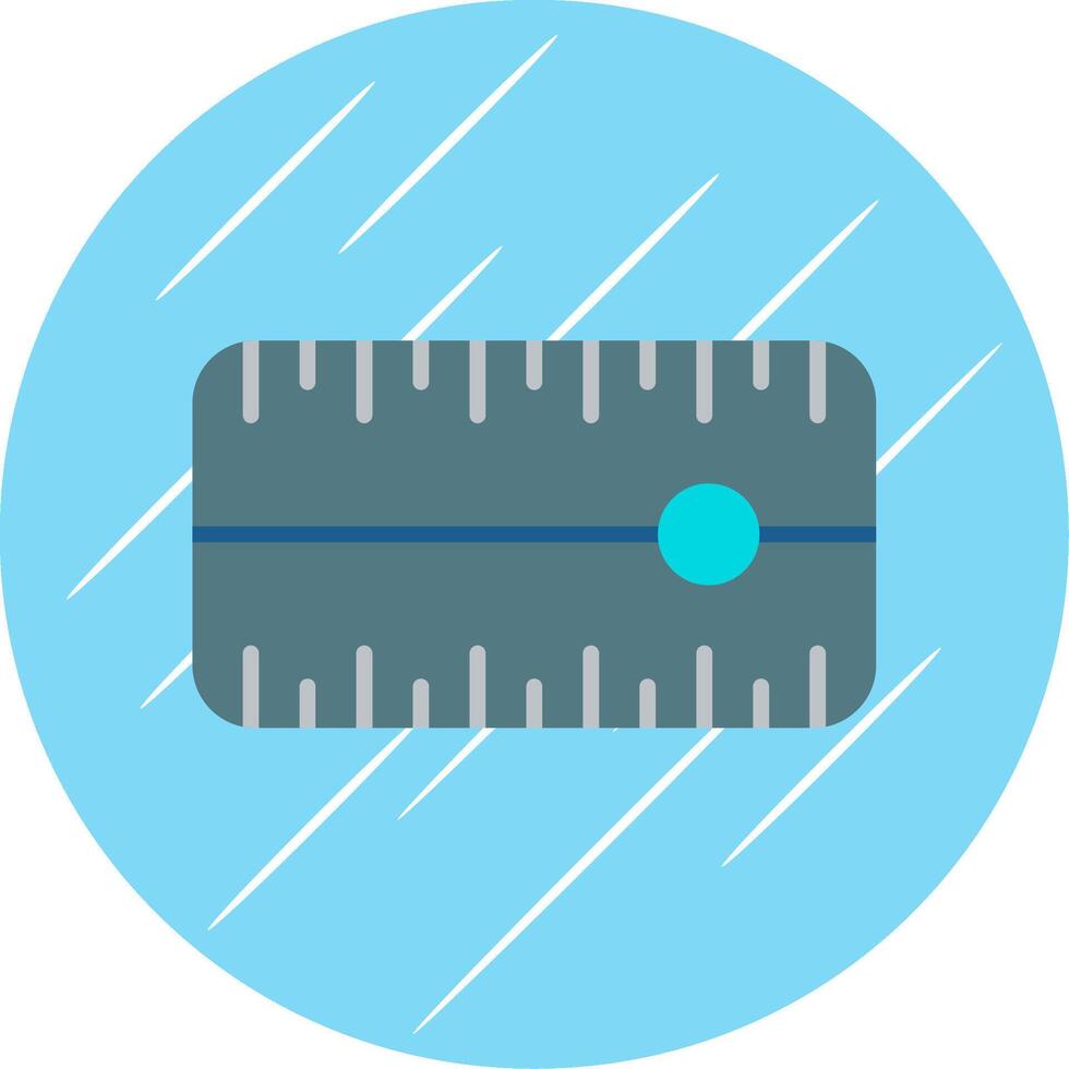 Dial Flat Circle Icon Design vector