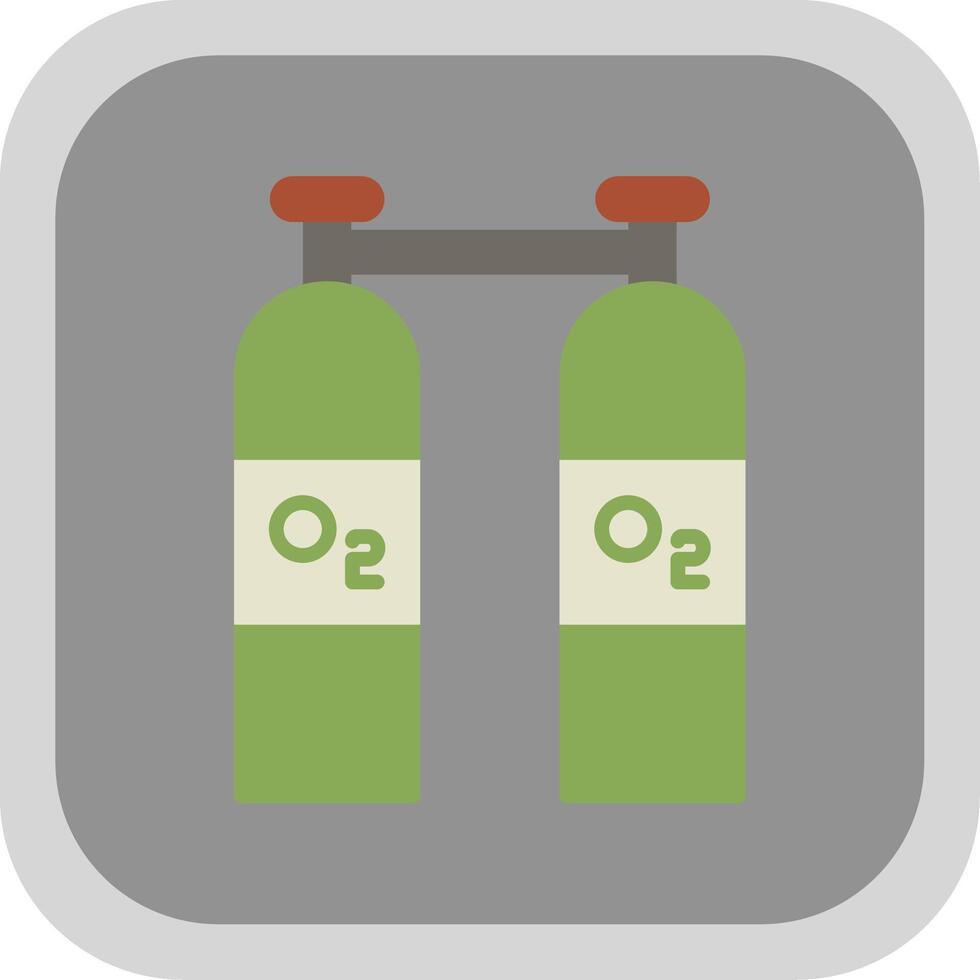 Oxygen Flat round corner Icon Design vector