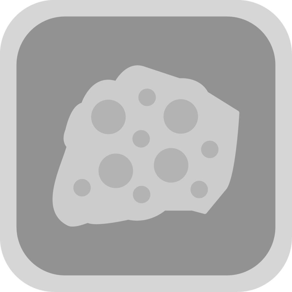 Rock Flat round corner Icon Design vector
