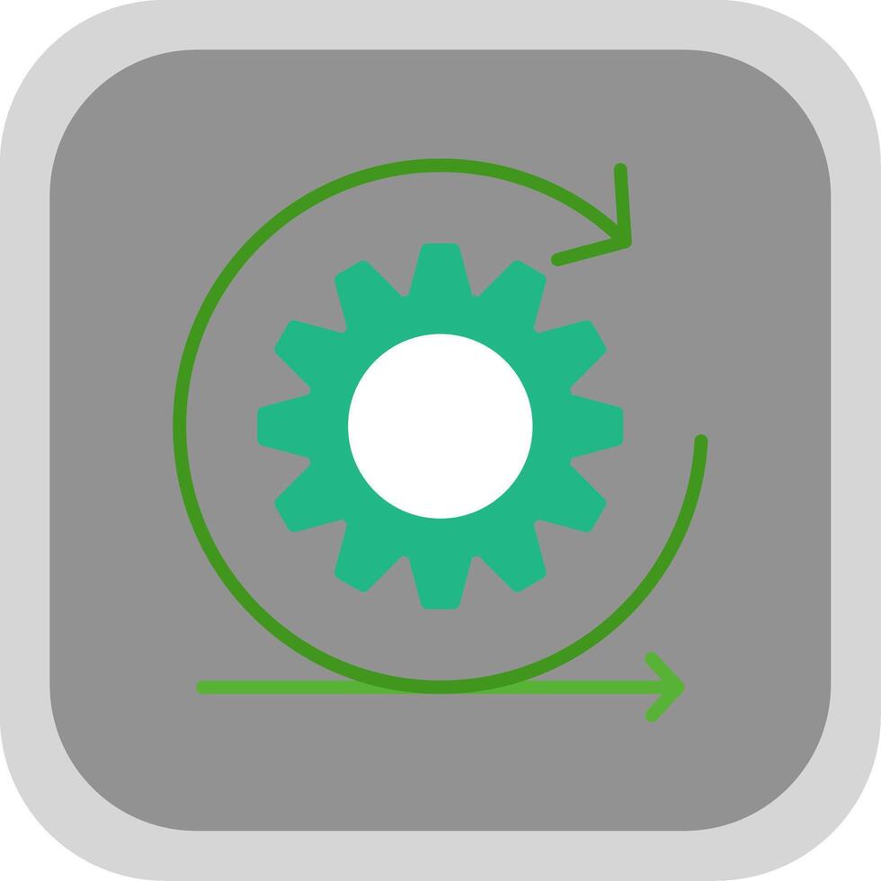 Scrum Flat round corner Icon Design vector