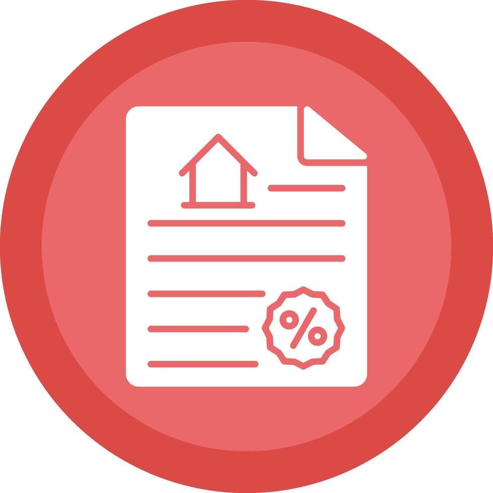 Contract Glyph Due Circle Icon Design vector