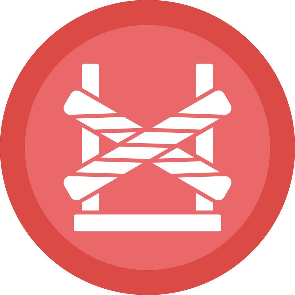 Crime Scene Glyph Due Circle Icon Design vector