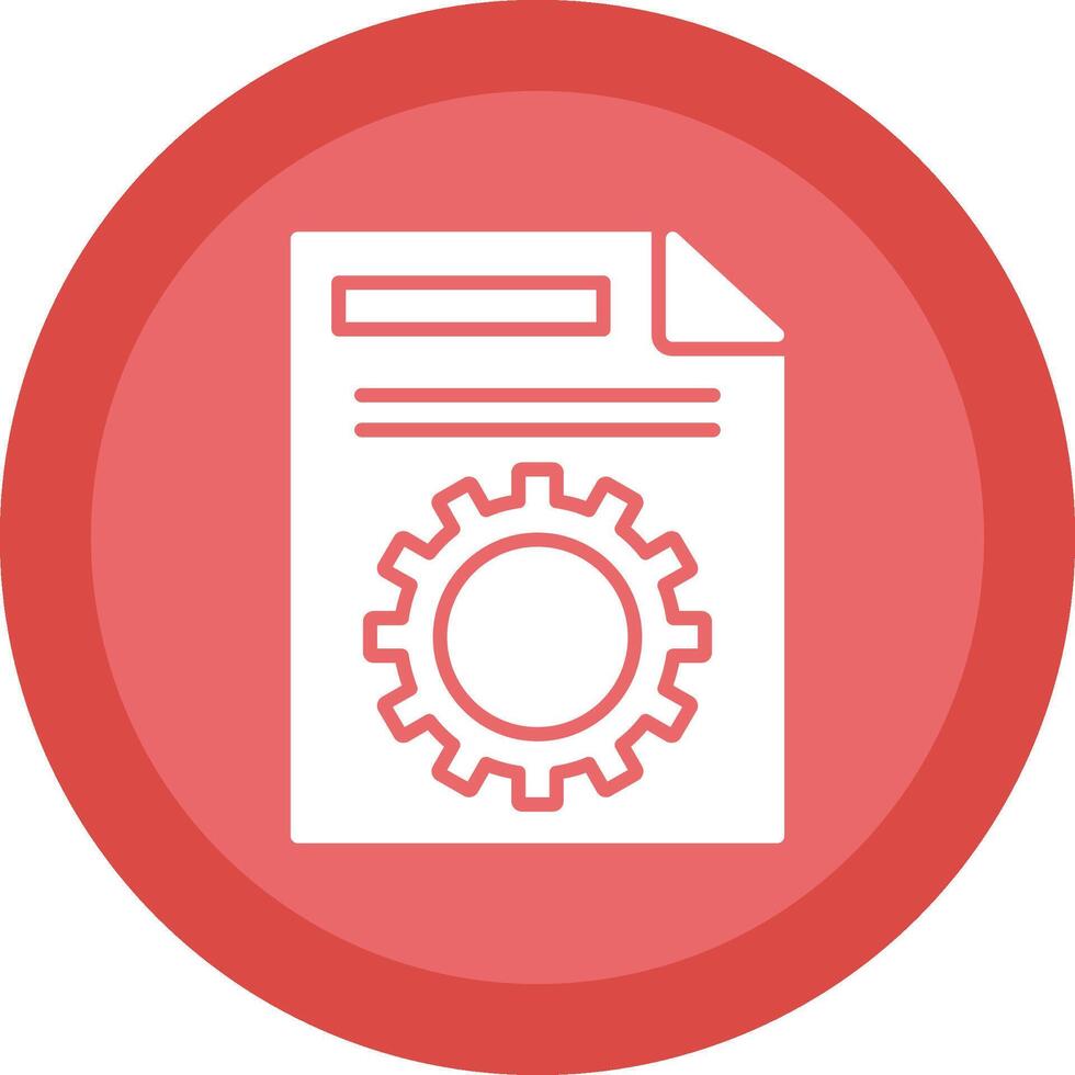 File Management Glyph Due Circle Icon Design vector