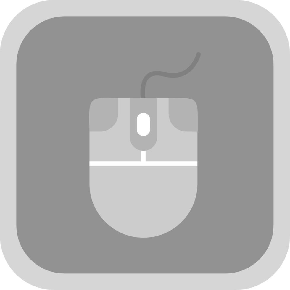 Mouse Flat round corner Icon Design vector