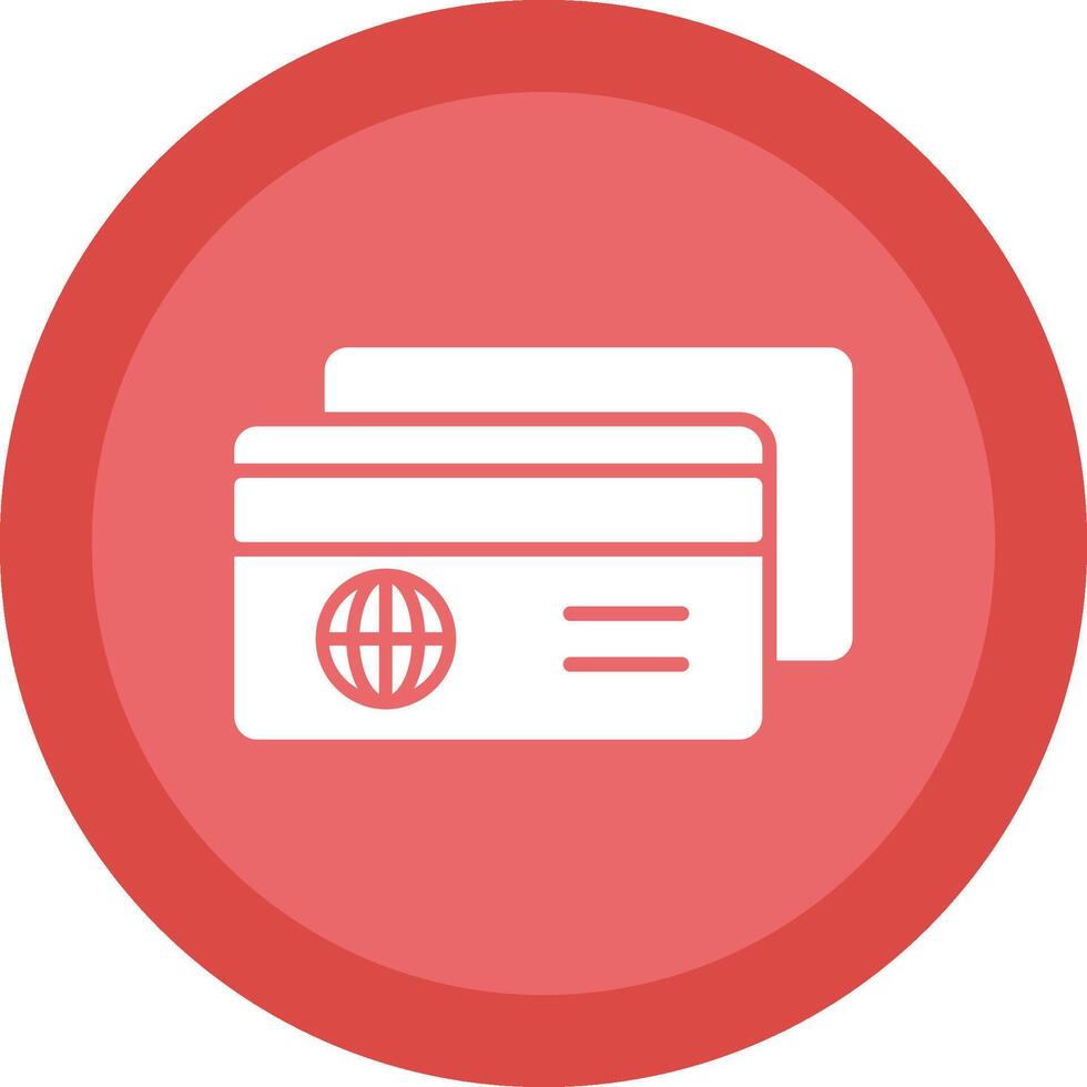 Electronic Payments Glyph Due Circle Icon Design vector