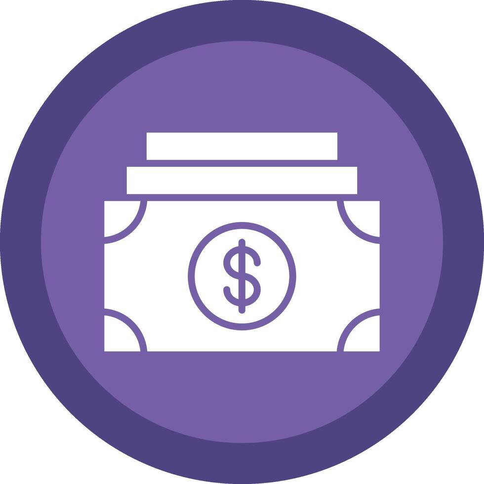 Payment System Glyph Due Circle Icon Design vector