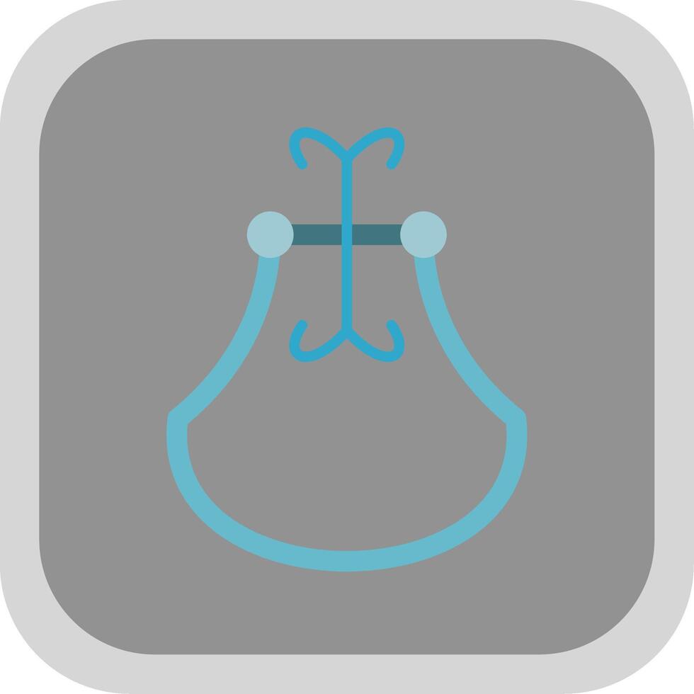 Door Knocker Flat round corner Icon Design vector