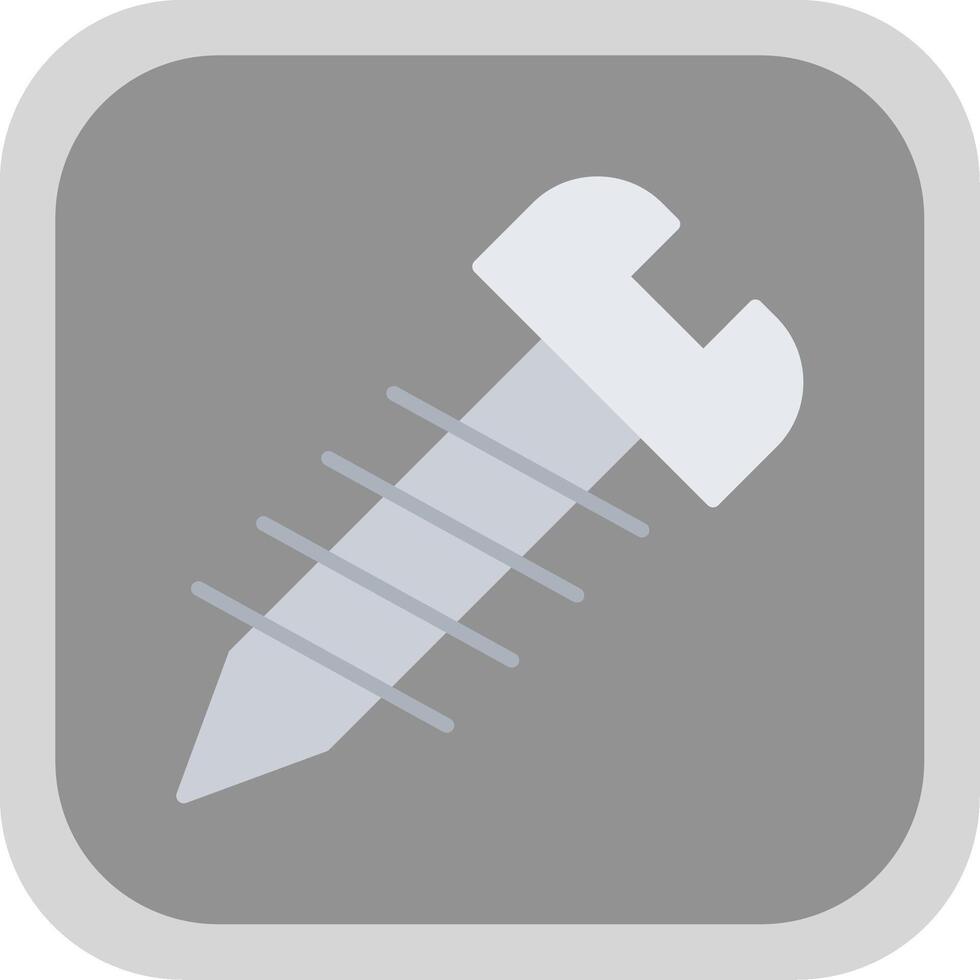 Screw Flat round corner Icon Design vector