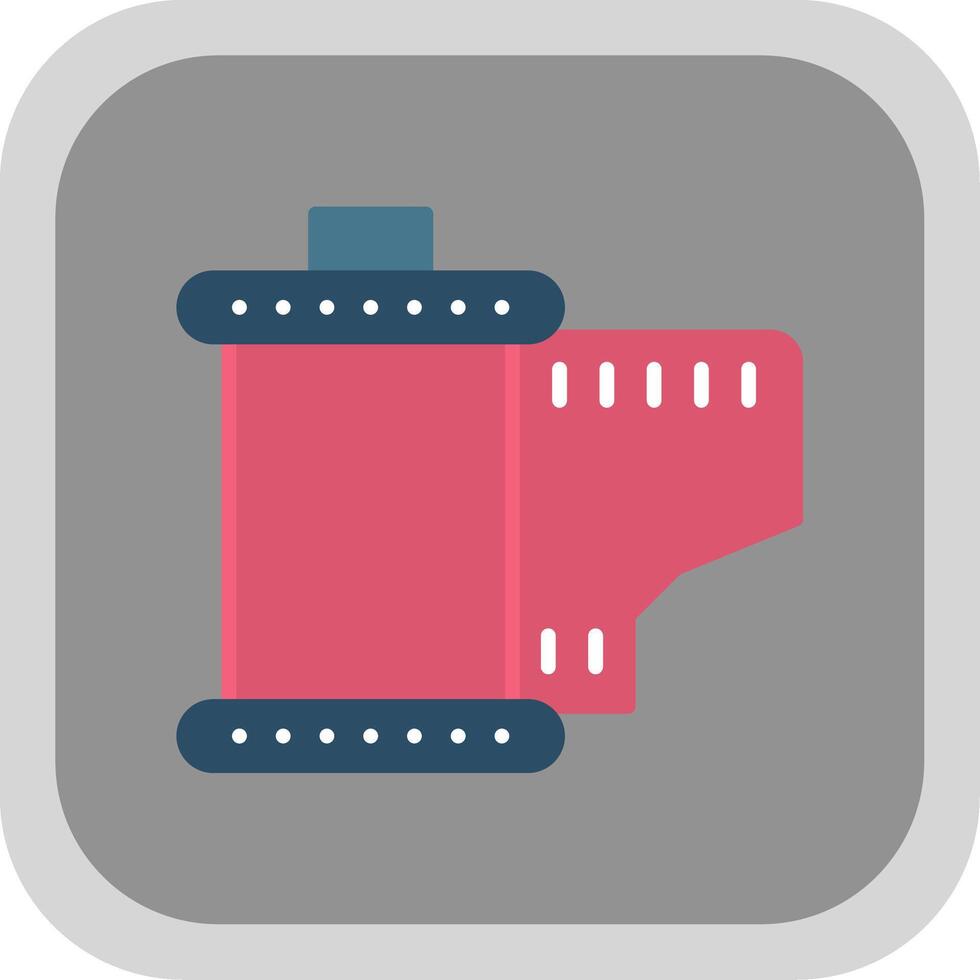 Cartridge Flat round corner Icon Design vector