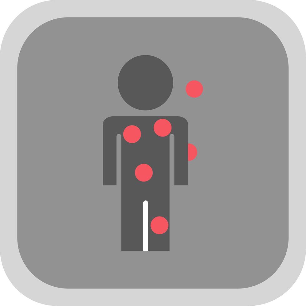 Symptom Checker Flat round corner Icon Design vector