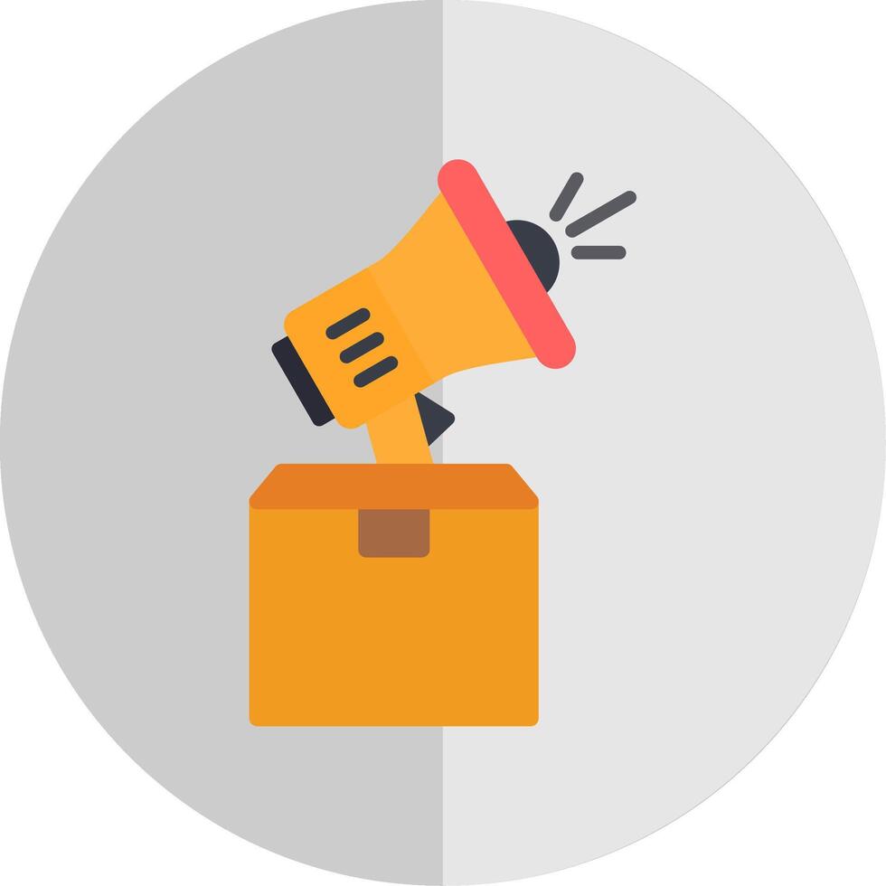 Product Marketing Flat Scale Icon Design vector