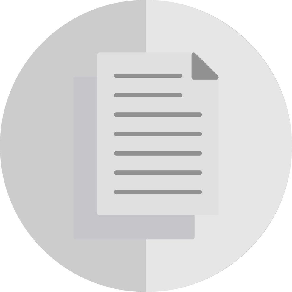 Document Flat Scale Icon Design vector