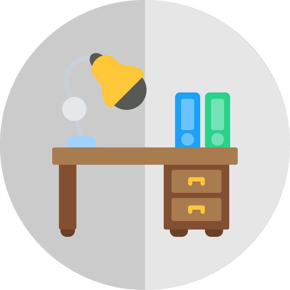 Workspace Flat Scale Icon Design vector