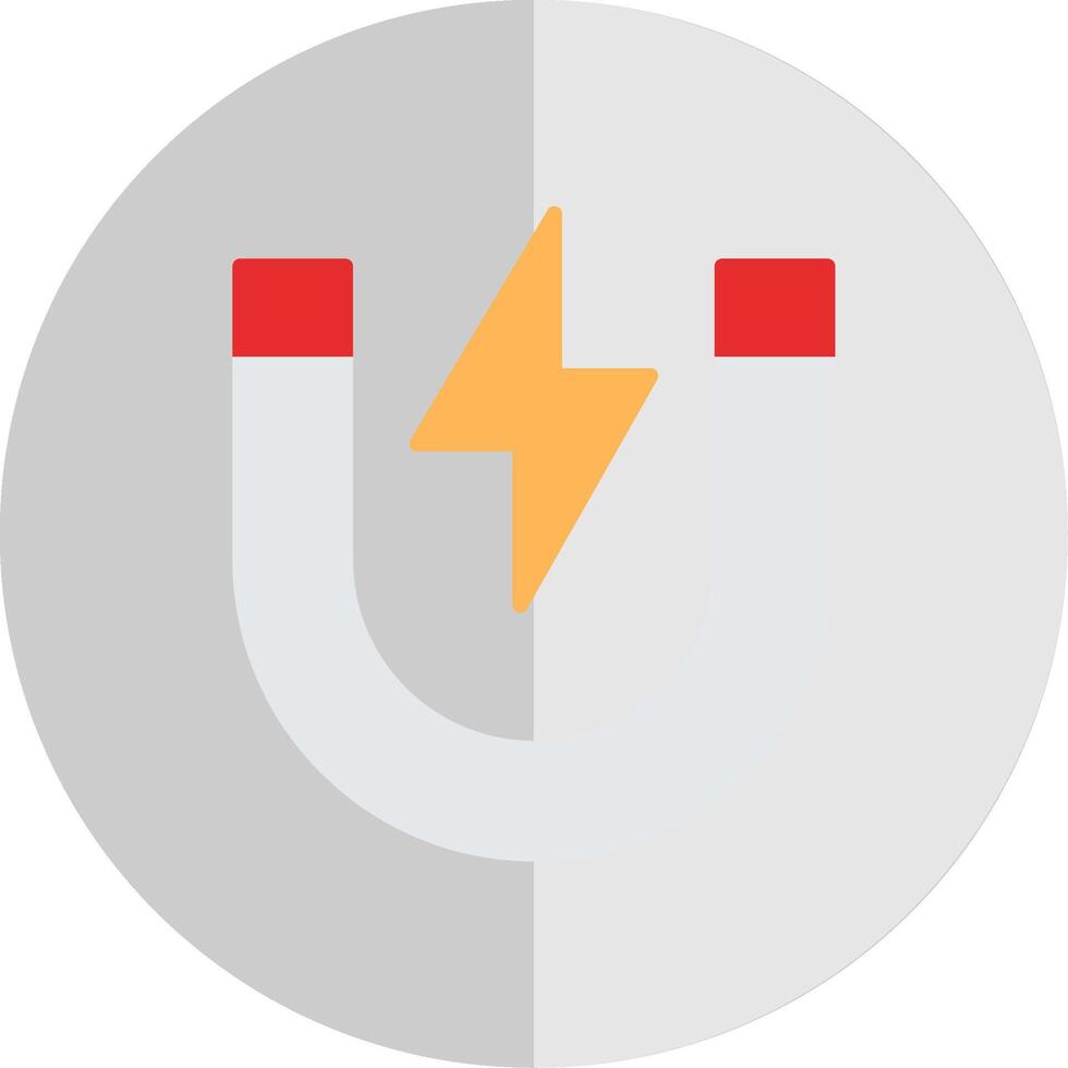Magnet Flat Scale Icon Design vector
