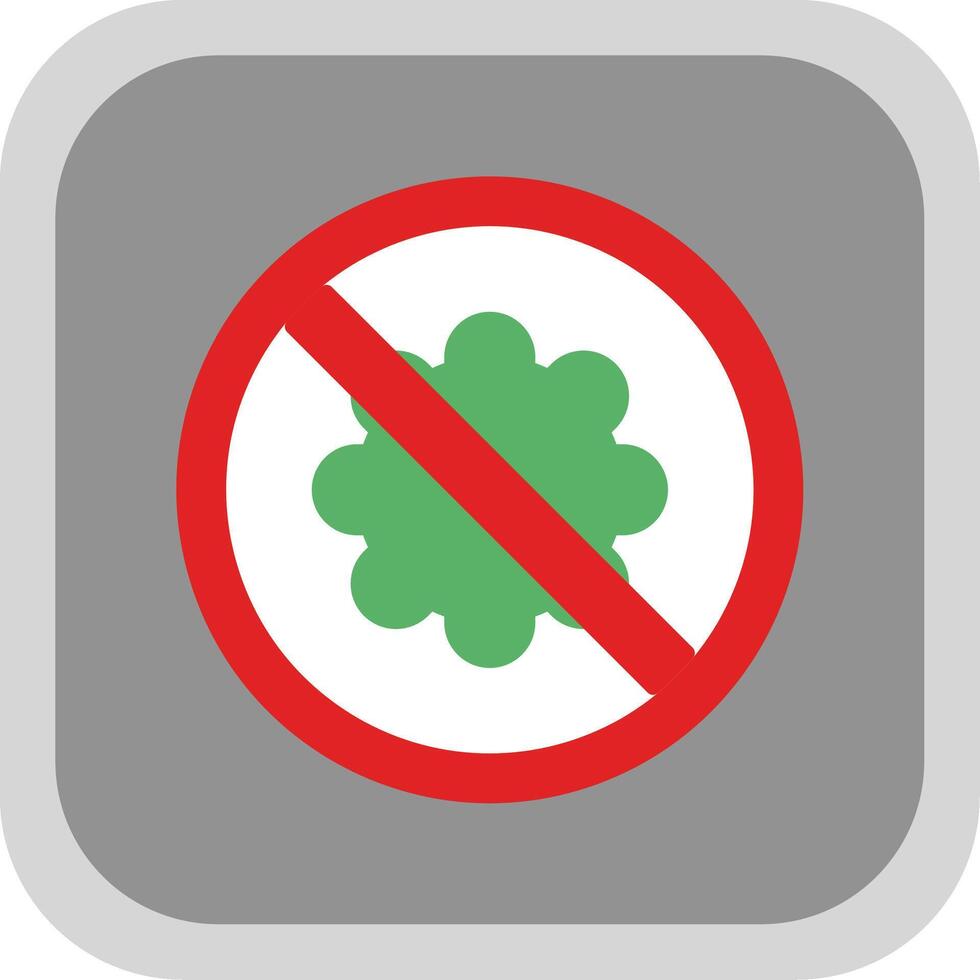 Safety Flat round corner Icon Design vector