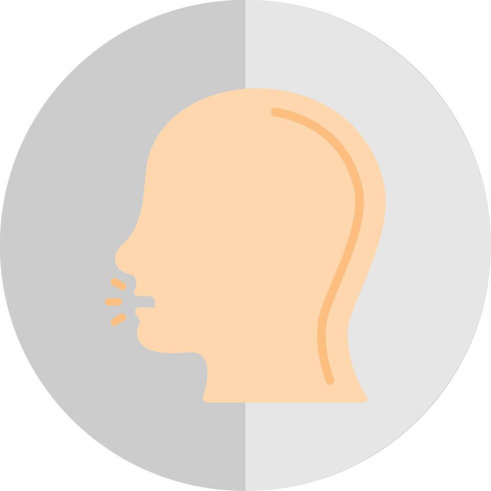 Talk Flat Scale Icon Design vector