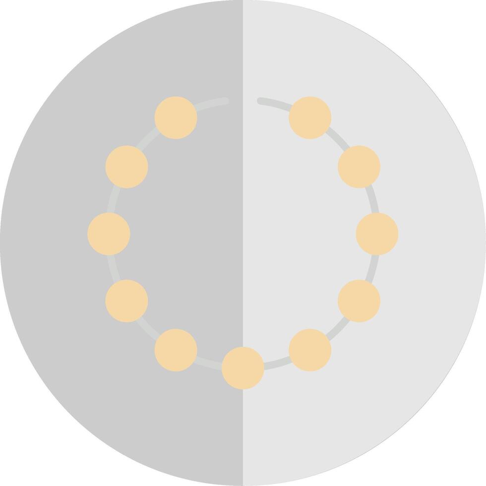 Bracelet Flat Scale Icon Design vector