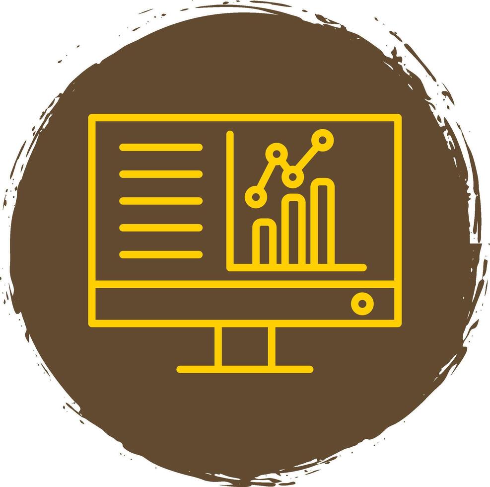 Dashboard Line Gradient Icon Design vector