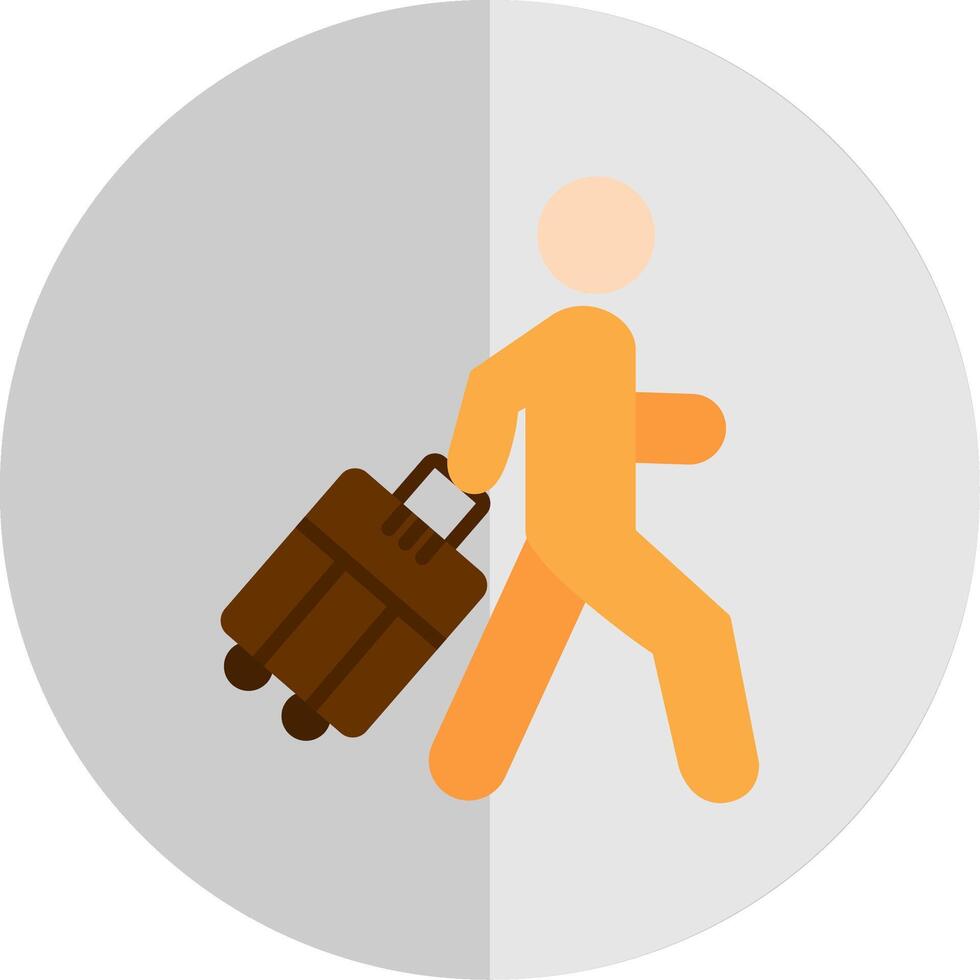 Person Flat Scale Icon Design vector