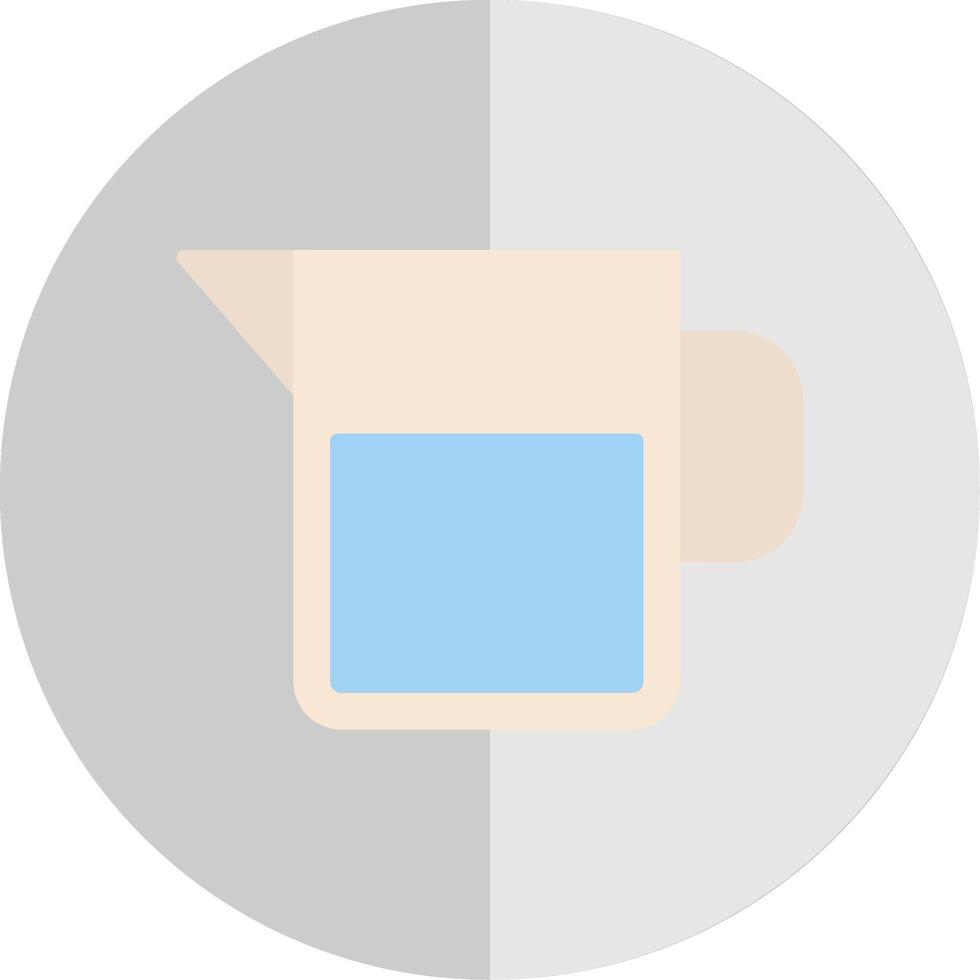 Water Jar Flat Scale Icon Design vector