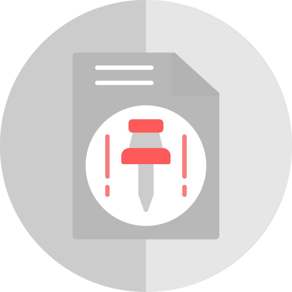 Push Flat Scale Icon Design vector