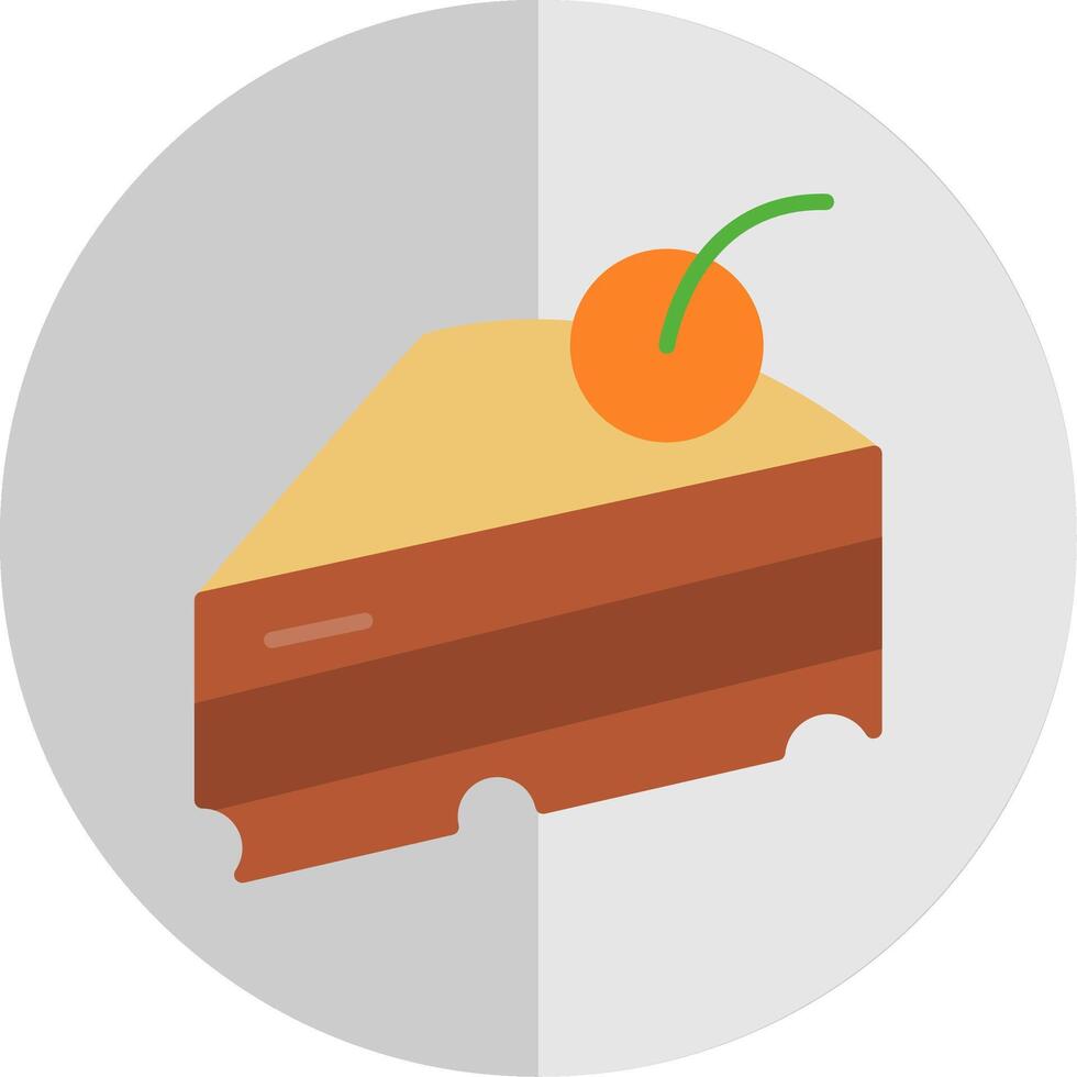 Pastry Flat Scale Icon Design vector