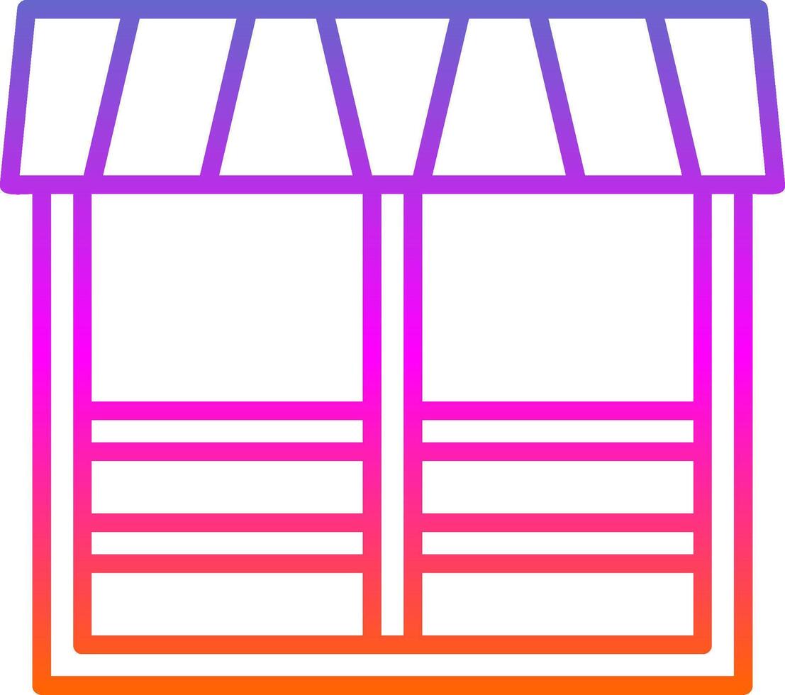 Stable Line Gradient Icon Design vector