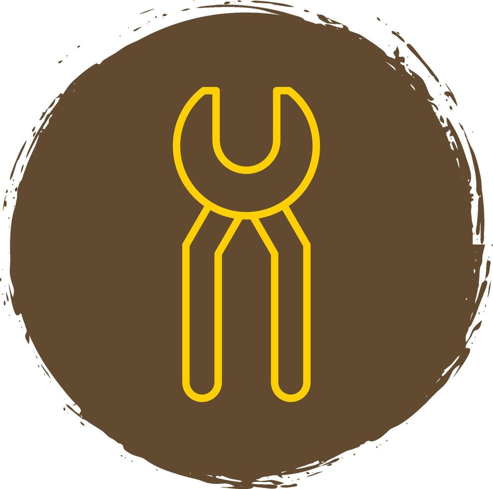 Pincers Line Gradient Icon Design vector