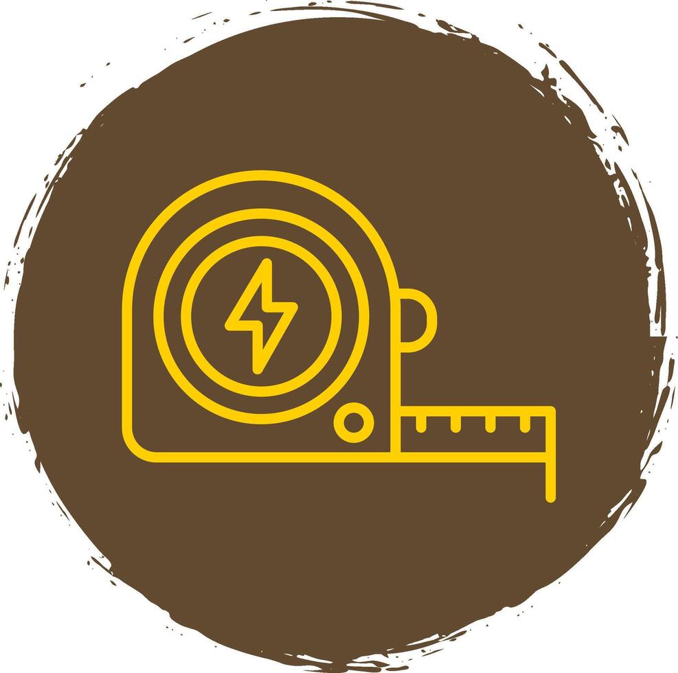Measure Tap Line Gradient Icon Design vector