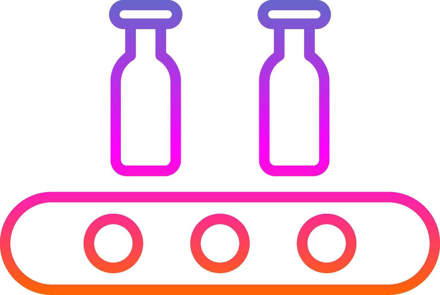 AssemblyLine Gradient Multi Circle Line Gradient Icon Design vector