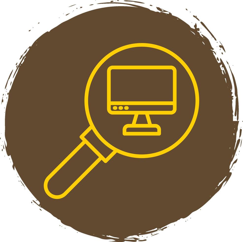 Audit Line Gradient Icon Design vector